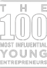 The 100 most influential young entrepreneurs logo